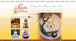 Desktop Screenshot of lapinatabakery92.com
