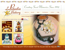 Tablet Screenshot of lapinatabakery92.com